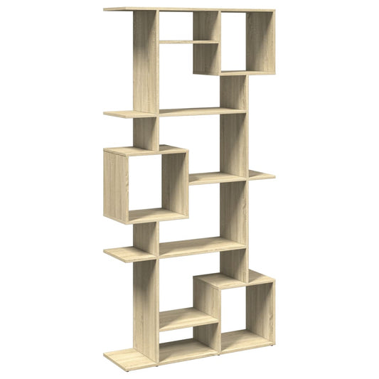 Bokhylle sonoma eik 92x29x188 cm konstruert tre