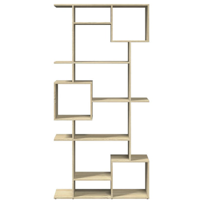 Bokhylle sonoma eik 92x29x188 cm konstruert tre