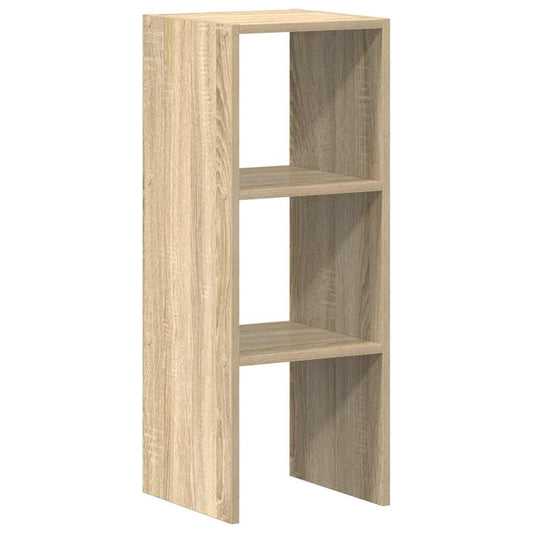 Bokhylle stablebar sonoma eik 30x30x80 cm konstruert tre