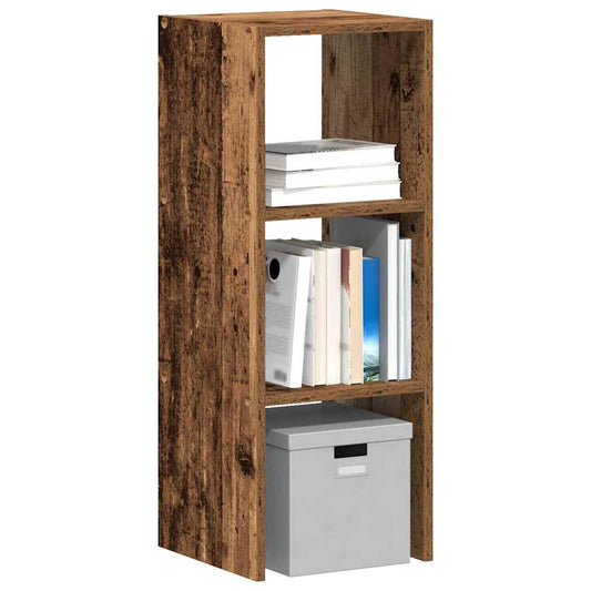 Bokhylle stablebar gammelt tre 30x30x80 cm konstruert tre