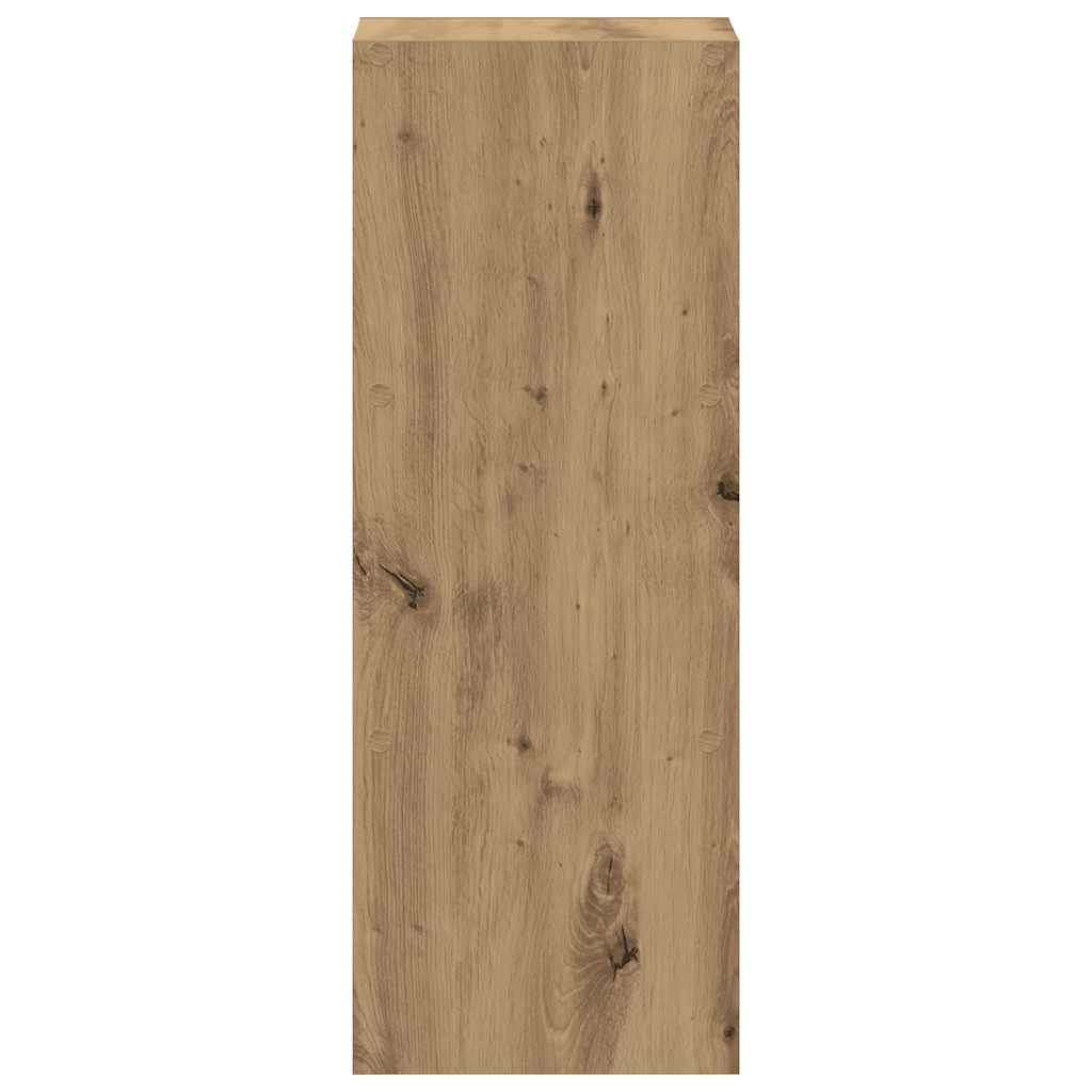 Bokhylle stablebar artisan eik 30x30x80 cm konstruert tre