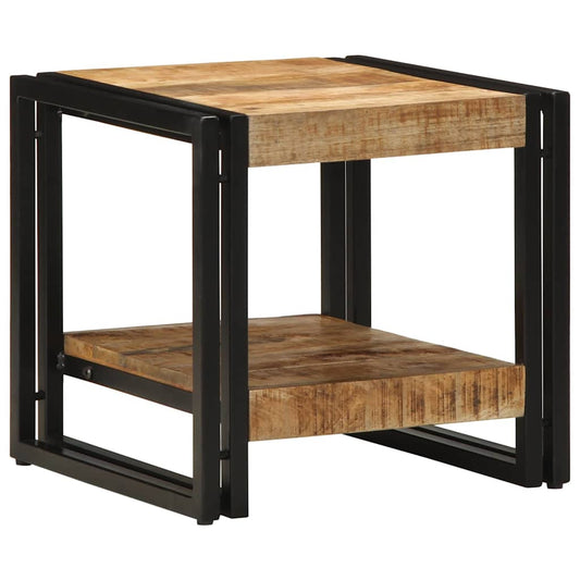 Kaffebord 40x50x38 cm Solid Grovt Tre Mango