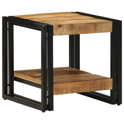 Kaffebord 40x50x38 cm Solid Grovt Tre Mango