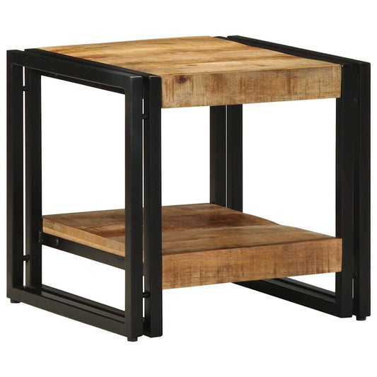 Kaffebord 40x50x38 cm Solid Grovt Tre Mango