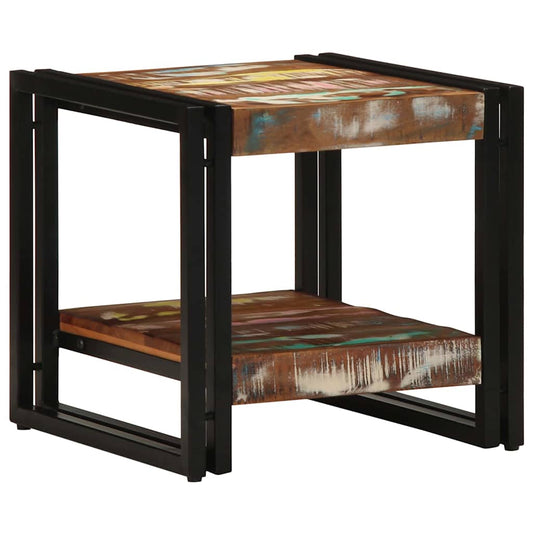 Kaffe Bord Flerfarget 40x50x38 cm Massivt Gjenvunnet Tre