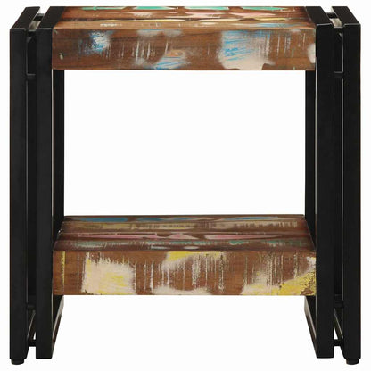 Kaffe Bord Flerfarget 40x50x38 cm Massivt Gjenvunnet Tre