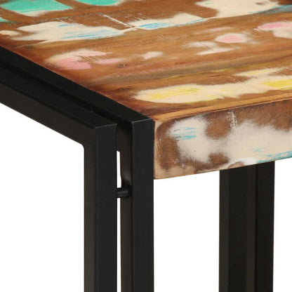 Kaffebord Flerfarget 40x50x38 cm Solid Tre Gjenvunnet