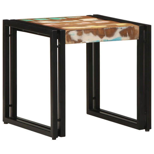 Kaffebord Flerfarget 40x50x38 cm Solid Tre Gjenvunnet