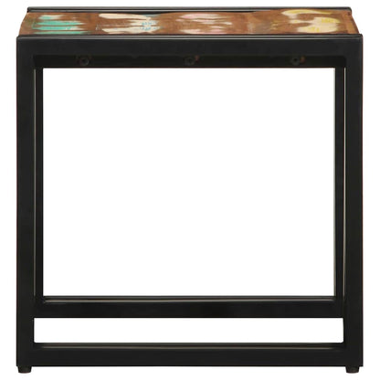Kaffebord Flerfarget 40x50x38 cm Solid Tre Gjenvunnet