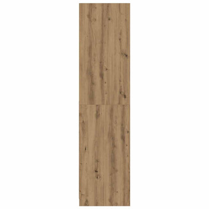 Garderobe artisan eik 50x50x200 cm konstruert tre