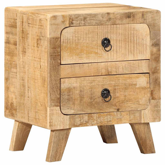 Nattbord 40x32x46 cm grovt heltre mangotre