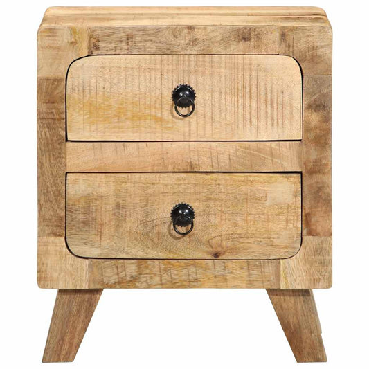 Nattbord 40x32x46 cm grovt heltre mangotre