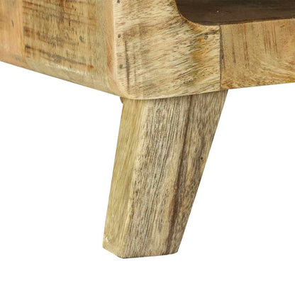 Kaffebord Brun 90 x 50 x 35 cm Heltre grovt mangotre