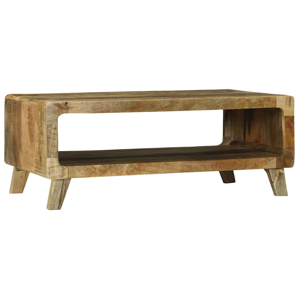 Kaffebord Brun 90 x 50 x 35 cm Heltre grovt mangotre