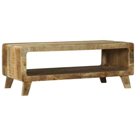 Kaffebord Brun 90 x 50 x 35 cm Heltre grovt mangotre