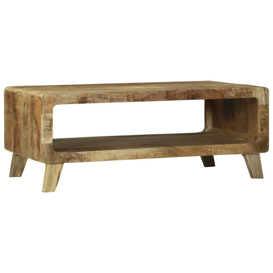 Kaffebord Brun 90 x 50 x 35 cm Heltre grovt mangotre