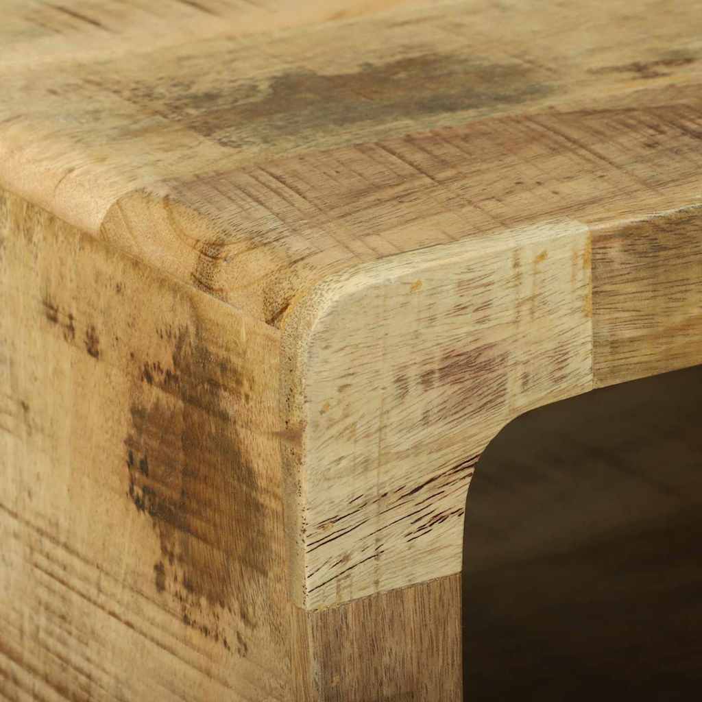 Kaffebord Brun 50 x 50 x 35 cm Heltre grovt mangotre