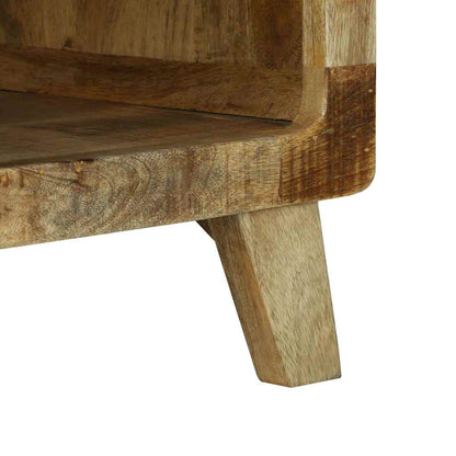 Kaffebord Brun 50 x 50 x 35 cm Heltre grovt mangotre