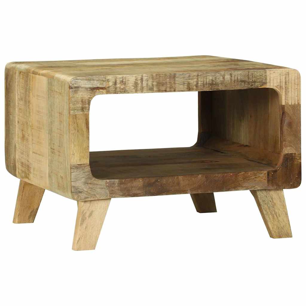 Kaffebord Brun 50 x 50 x 35 cm Heltre grovt mangotre