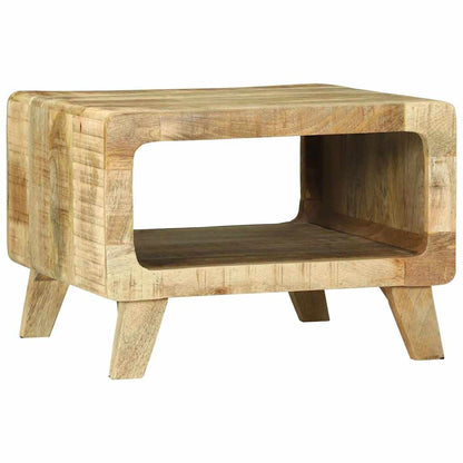 Kaffebord Brun 50 x 50 x 35 cm Heltre grovt mangotre