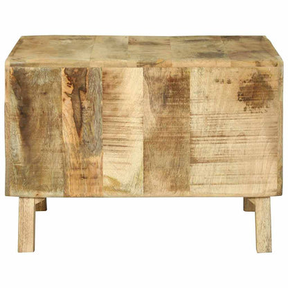 Kaffebord Brun 50 x 50 x 35 cm Heltre grovt mangotre