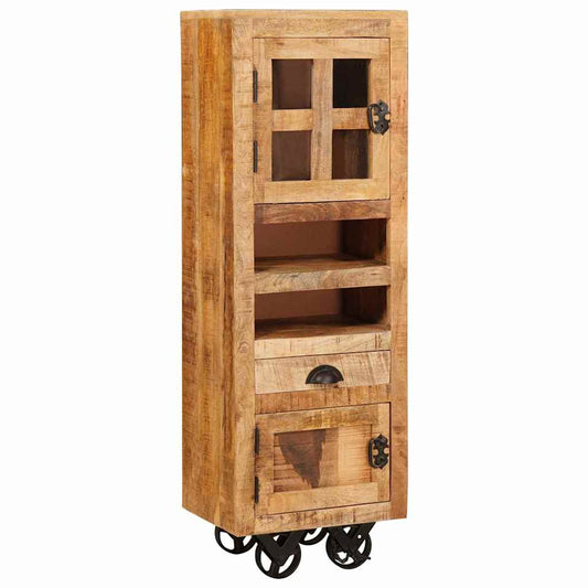 Høyskap med skuff Brun 40 x 30 x 120.5 cm heltre mango