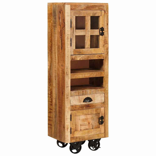 Høyskap med skuff Brun 40 x 30 x 120.5 cm heltre mango