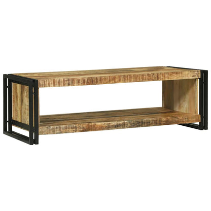 Kaffebord Brun 120 x 50 x 38 cm Heltre grovt mangotre