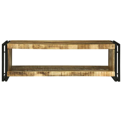 Kaffebord Brun 120 x 50 x 38 cm Heltre grovt mangotre
