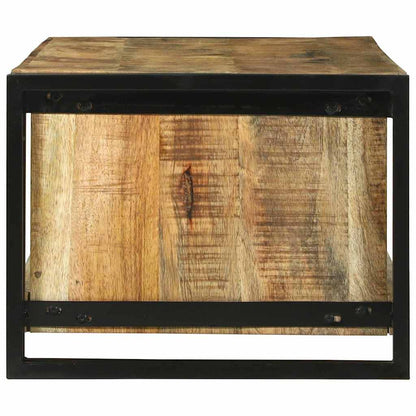 Kaffebord Brun 120 x 50 x 38 cm Heltre grovt mangotre