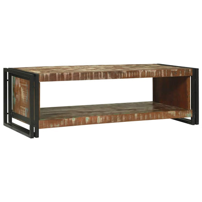 Kaffebord Brun 120 x 50 x 38 cm gjenvunnet heltre