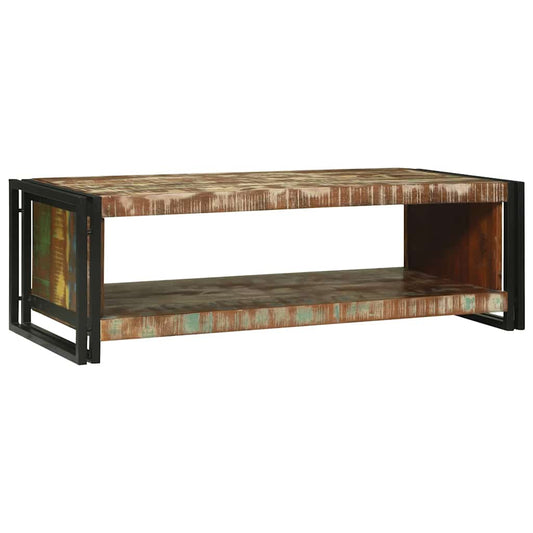 Kaffebord Brun 120 x 50 x 38 cm gjenvunnet heltre