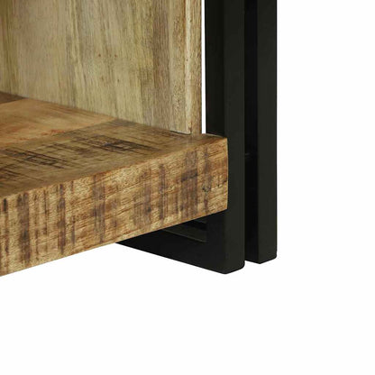 Kaffebord Brun 90 x 50 x 38 cm Heltre grovt mangotre