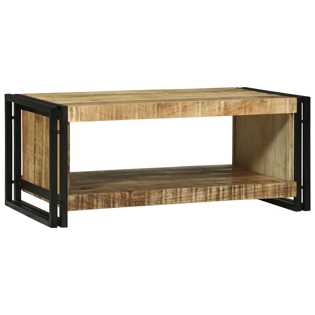 Kaffebord Brun 90 x 50 x 38 cm Heltre grovt mangotre