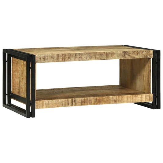 Kaffebord Brun 90 x 50 x 38 cm Heltre grovt mangotre