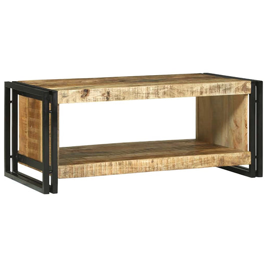 Kaffebord Brun 90 x 50 x 38 cm Heltre grovt mangotre
