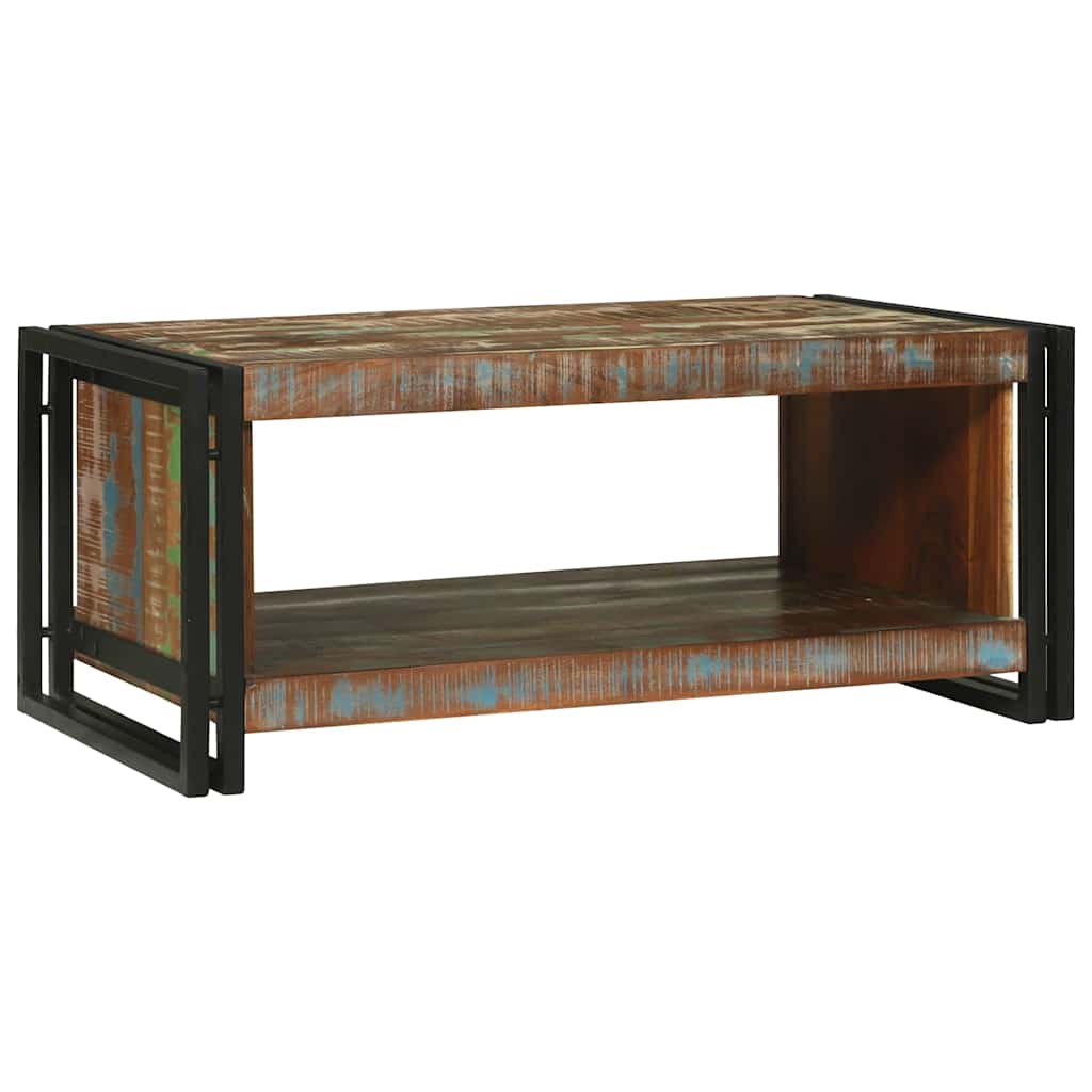 Kaffebord Brun 90 x 50 x 38 cm gjenvunnet heltre