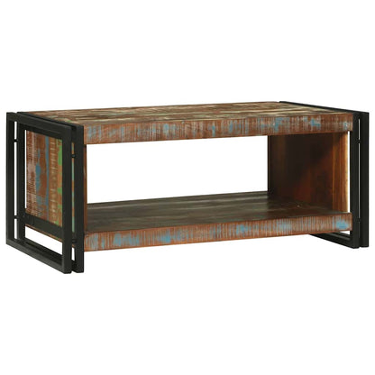 Kaffebord Brun 90 x 50 x 38 cm gjenvunnet heltre