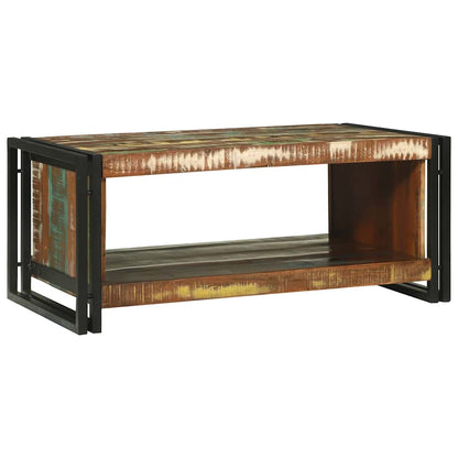 Kaffebord Brun 90 x 50 x 38 cm gjenvunnet heltre