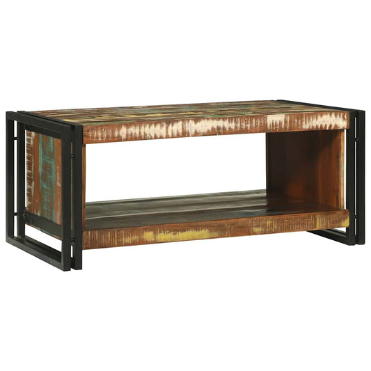 Kaffebord Brun 90 x 50 x 38 cm gjenvunnet heltre
