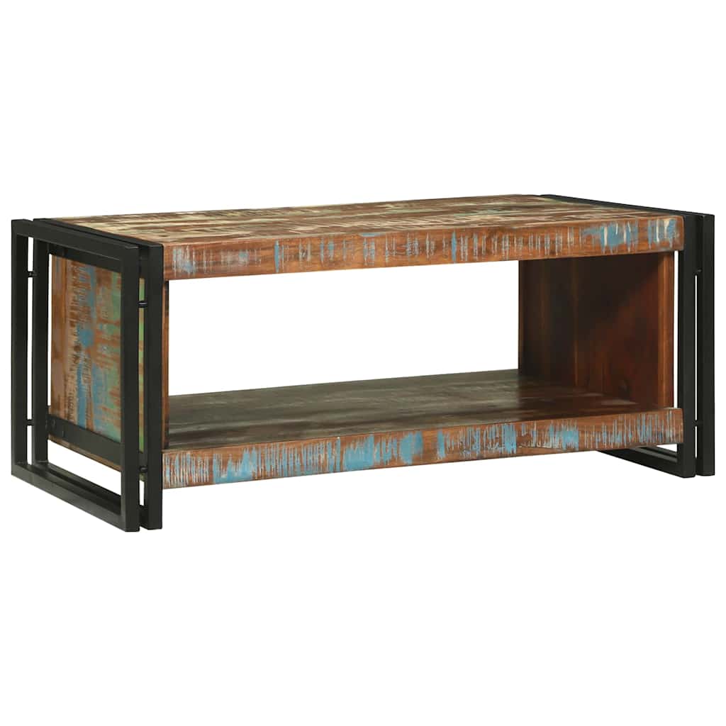 Kaffebord Brun 90 x 50 x 38 cm gjenvunnet heltre
