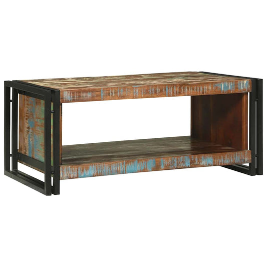 Kaffebord Brun 90 x 50 x 38 cm gjenvunnet heltre