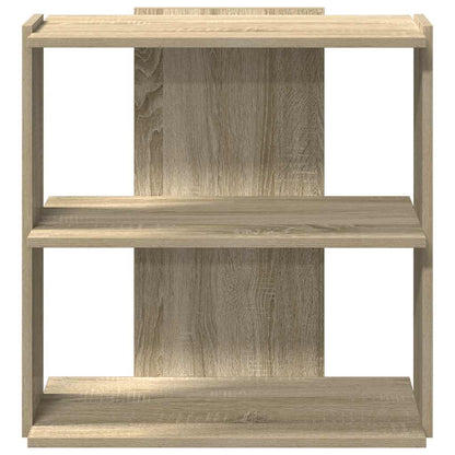 Bokhylle 3 etasjer sonoma eik 60x30x60 cm konstruert tre