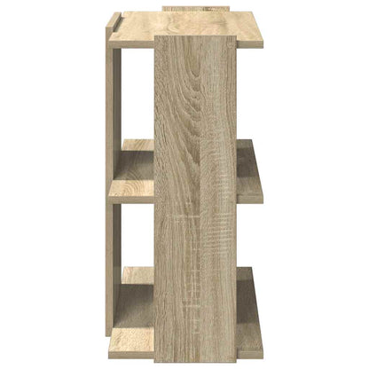 Bokhylle 3 etasjer sonoma eik 60x30x60 cm konstruert tre
