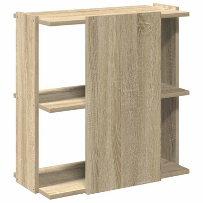 Bokhylle 3 etasjer sonoma eik 60x30x60 cm konstruert tre