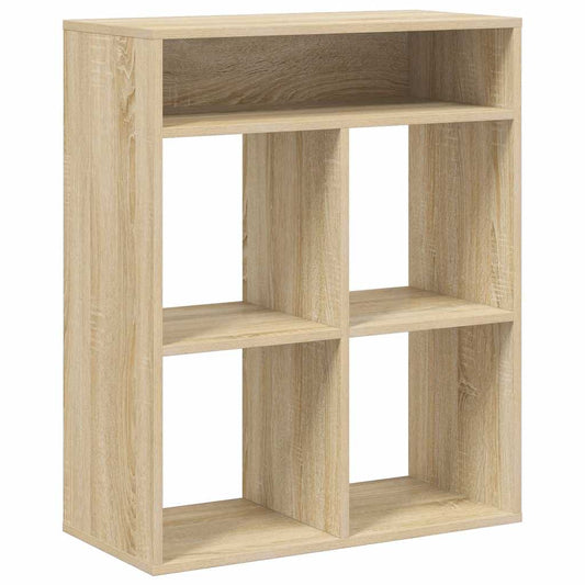 Bokhylle sonoma eik 66x31x80 cm konstruert tre