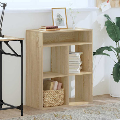 Bokhylle sonoma eik 66x31x80 cm konstruert tre