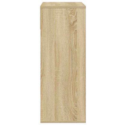 Bokhylle sonoma eik 66x31x80 cm konstruert tre