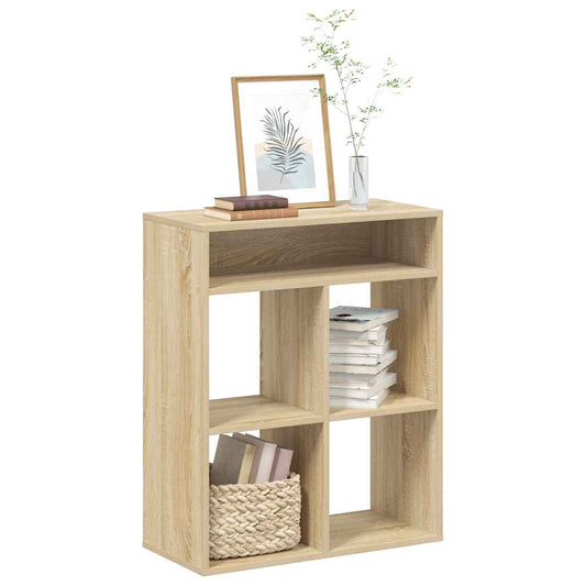 Bokhylle sonoma eik 66x31x80 cm konstruert tre