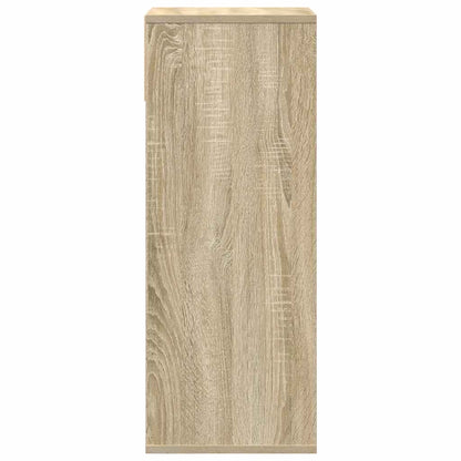 Bokhylle sonoma eik 34x31x80 cm konstruert tre